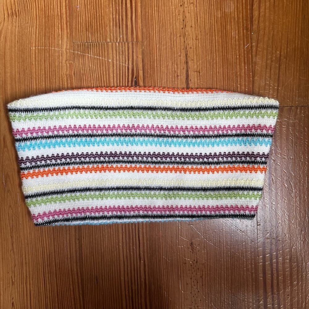 Princess Polly‎ colorful striped bandeau top SIZE 2